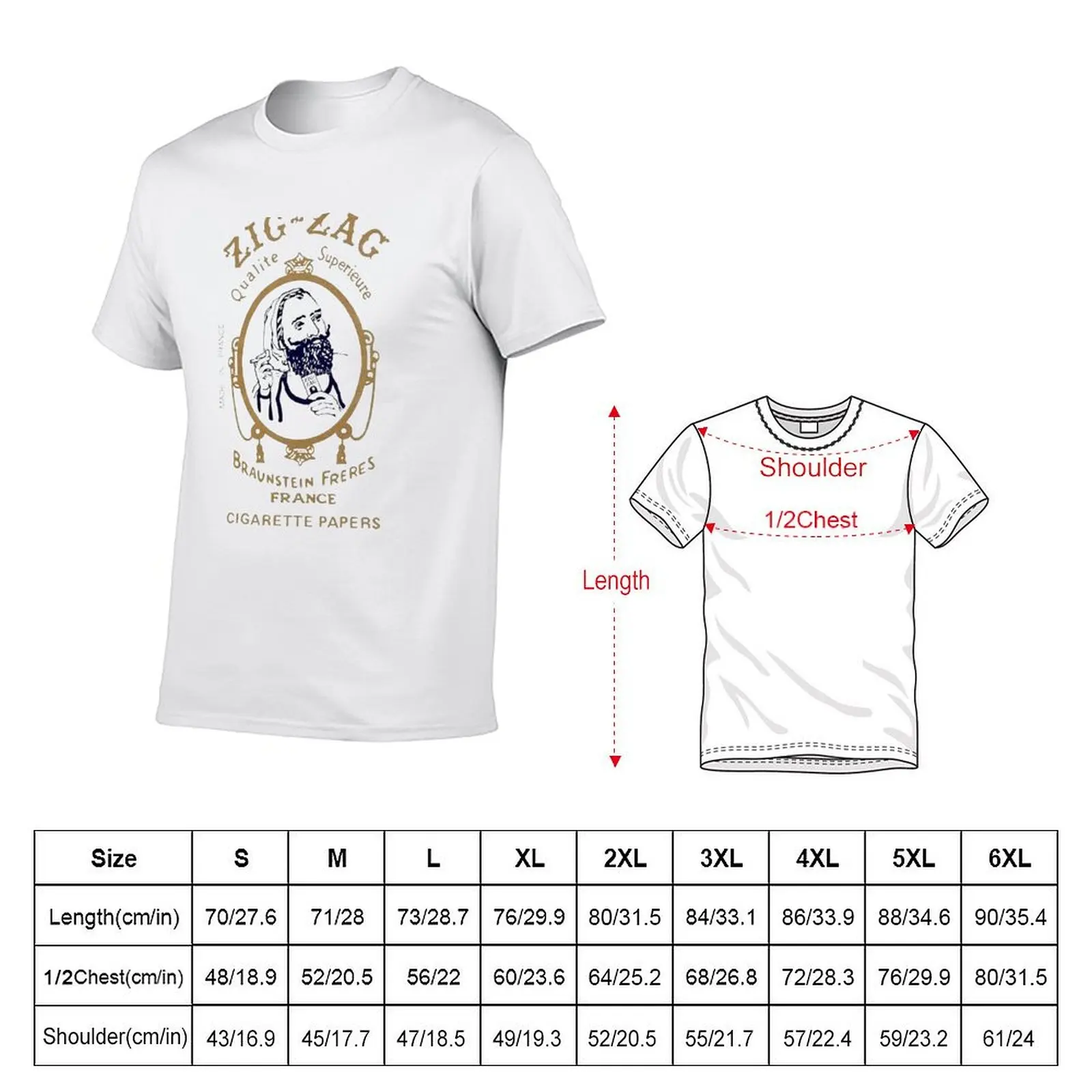 Zig Zag Papers Essential T-Shirt t shirts for man graphic vintage t shirts for man pack white T-Shirt
