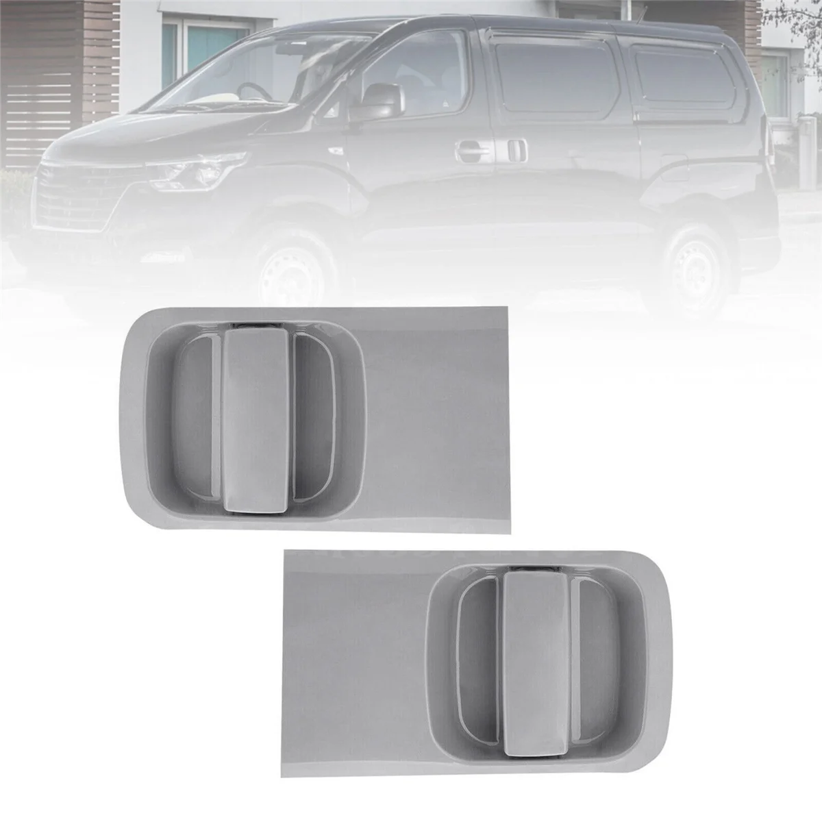 Right Sliding Exterior Outside Door Handle Grey for Hyundai H1 Grand Starex Imax I800 2007-2023