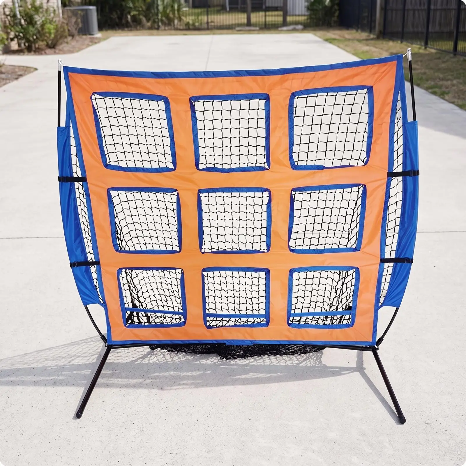 9 Hole Practice Net Portable Nine-Hole Target Easy to Install for Backyard