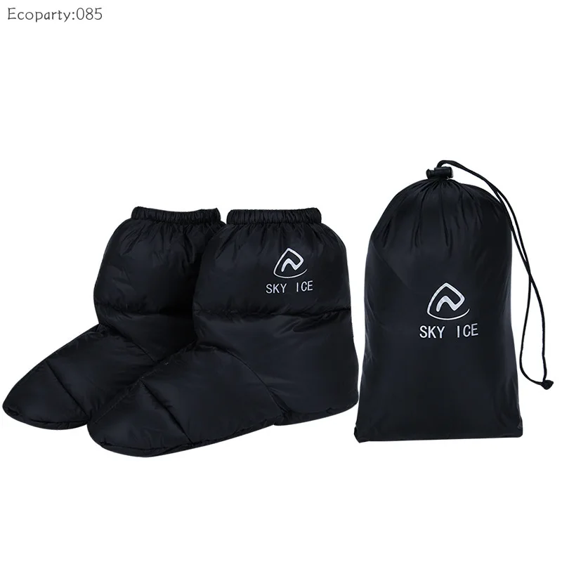 남녀공용 야외 화이트 덕 다운 양말 신발 커버, 방수 발 커버, 하이킹 발 신발, 따뜻한 부츠 커버, 2025