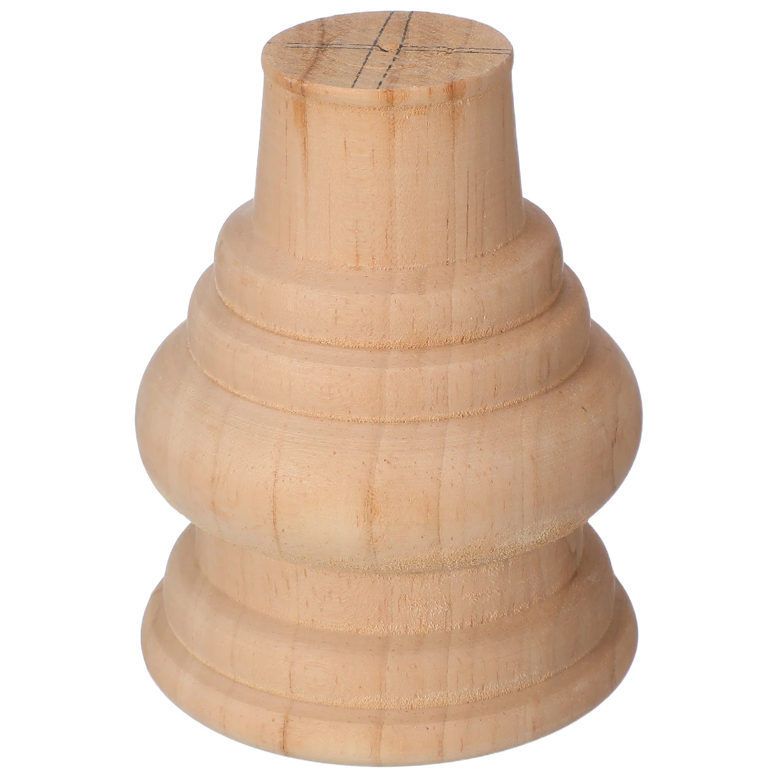 

French Style Decorative Wood Legs 4.09X3.14'' Round Furniture Feet For Sofa Coffee Table End Table Replacement Robust