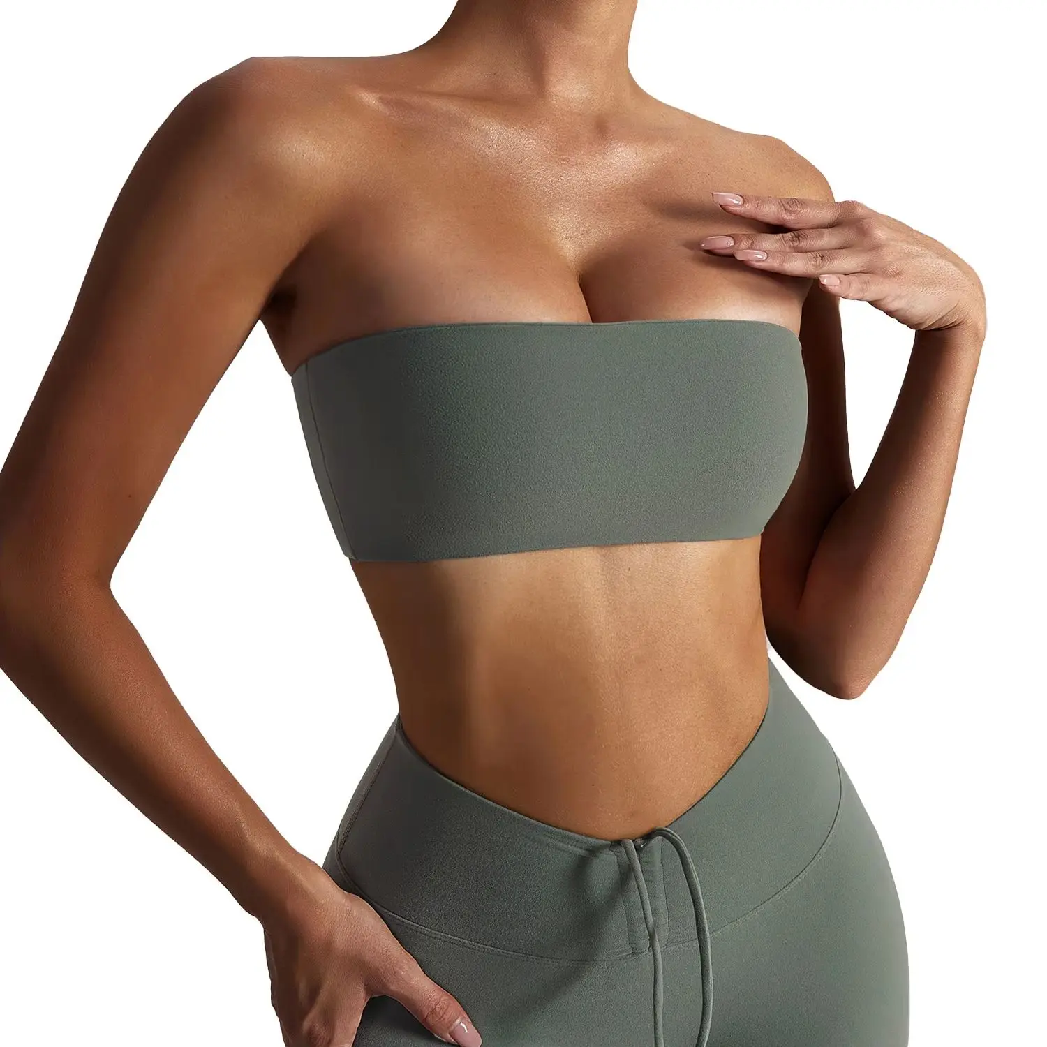 

Women's Yoga Sexy Sports Bra Gym Top Women Breathable Training Yoga Clothes Women Tube Top Fitness Workout Underwear Female