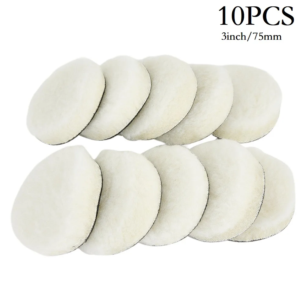 Kit Polishing Pads Polishing pads Buffing Car Care High Quality Pack Polishing Set 10pcs Tool 3Inch Accessories
