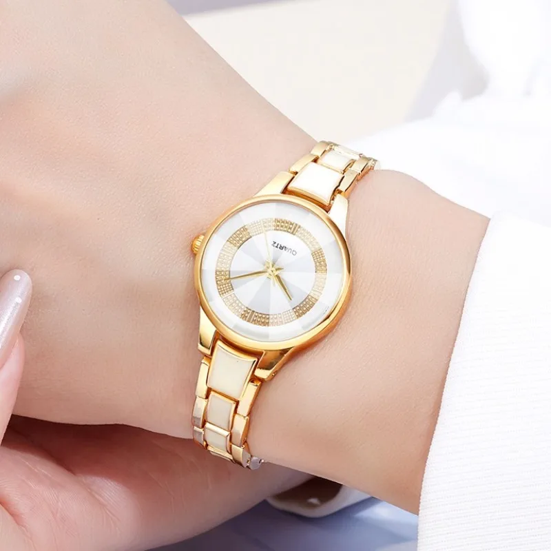 Hot Sale Fashion Women Watch Student Quartz Watches Imitation Ceramic Women's Wristwatch Wholesale Relojes Para Mujer Gifts