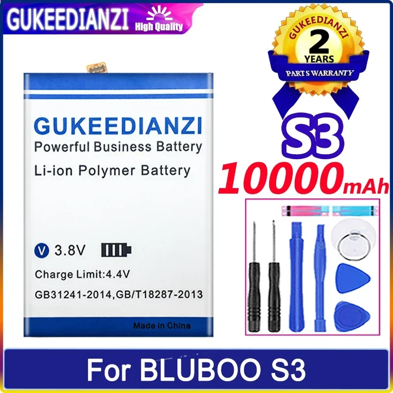 

Аккумулятор GUKEEDIANZI 10000mAh для BLUBOO S3 мобильный телефон Bateria