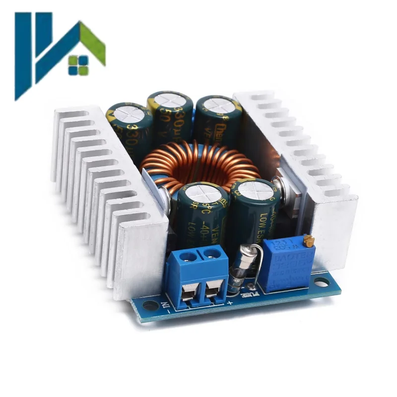 DC‑DC Step‑Down Buck Power Module 12A High Current Adjustable Output 95% High Efficiency Low Ripple For Vehicle Car Mounted Use