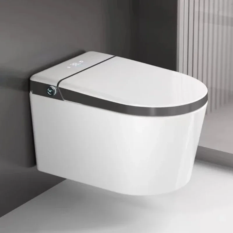 Smart Toilet Wall Mounted ,No Water Pressure Limit, Automatic Hanging Water Pump Ceramic Wall Mounted Save Space