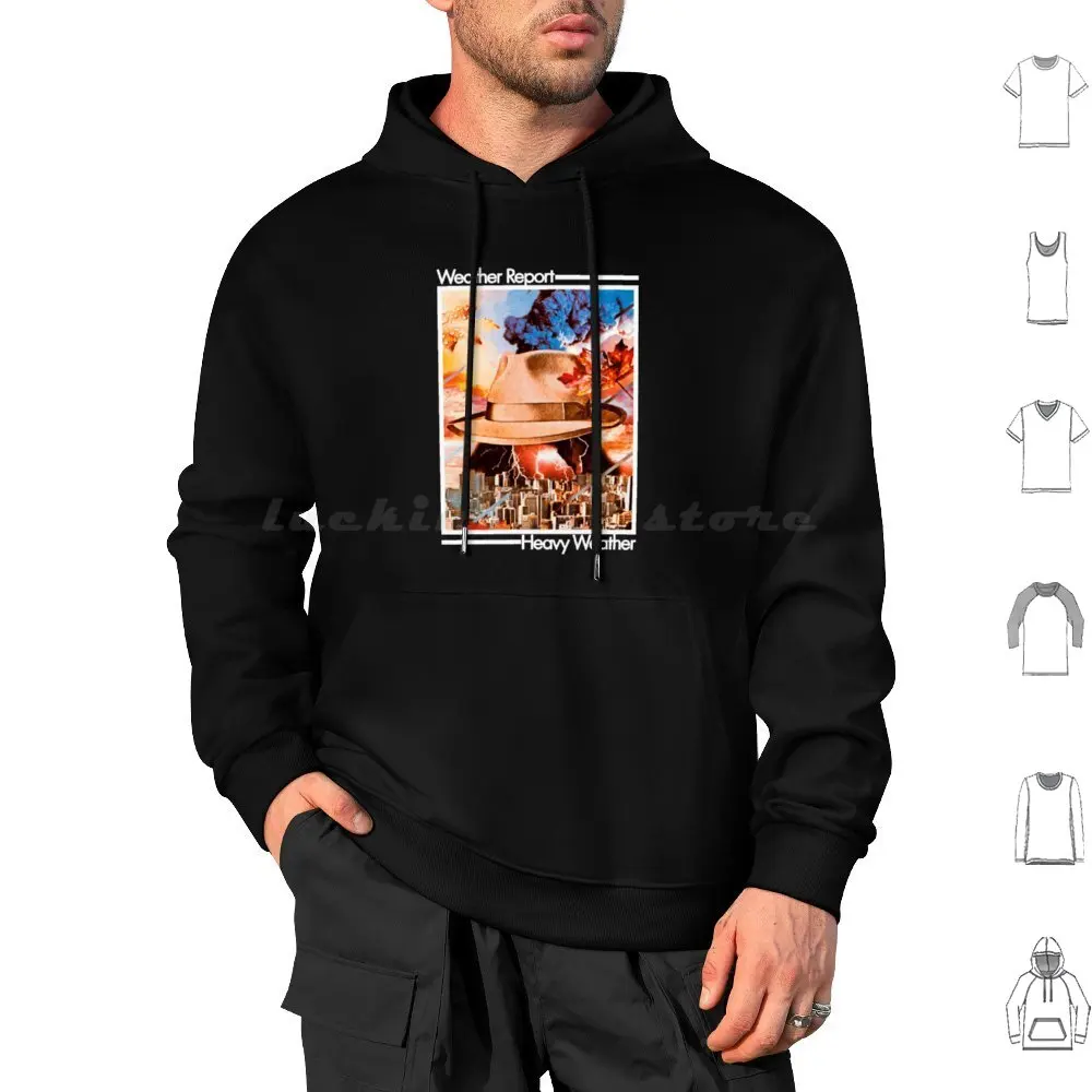 Weather-Report---Heavy-Weather-Classic Hoodies Long Sleeve Weather Report Heavy Weather Classic