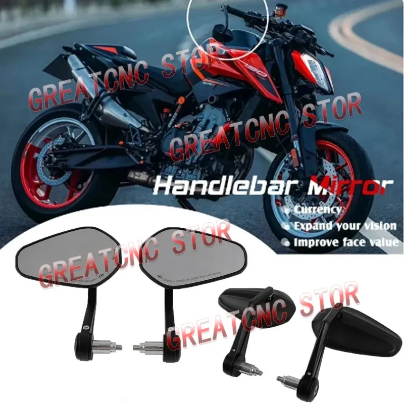 

Motorcycle Handle Mirror Bar End Mirror For Yamaha MT-07 MT-09 MT10 FZ1/FZS1000 FZ6 FZ6R XJ6 For TMAX530 TMAX500 Rearview Mirror
