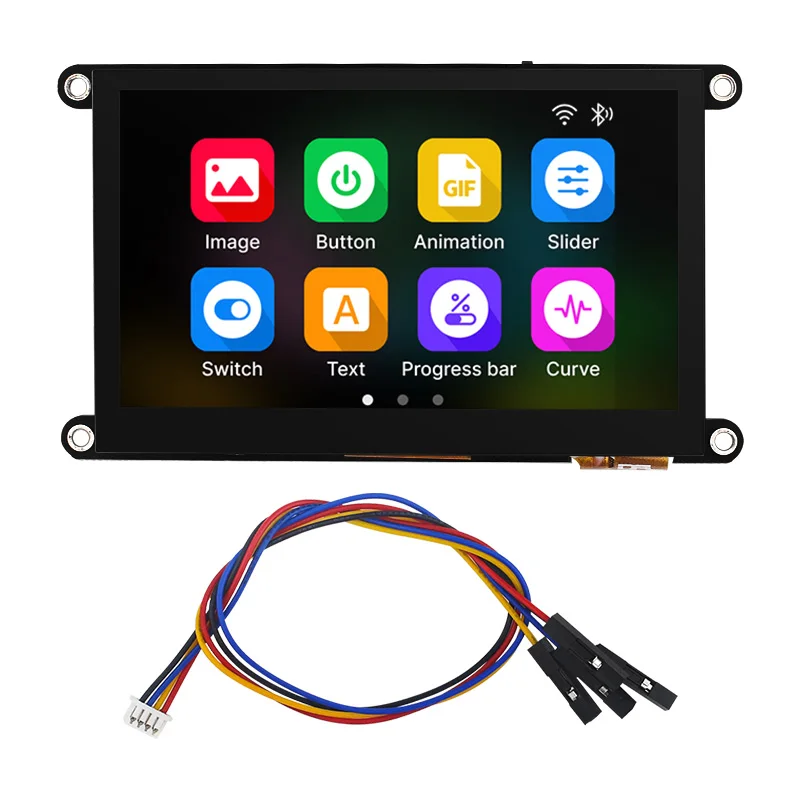 ESP32-S3 4.3 Inch IPS Display Module 480*272 High Definition LCD 8M PSRAM 4M Flash Development Board Support WiFi Bluetooth