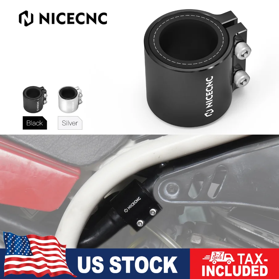 

ATV Exhaust Muffler High Temp Pipe Clamp For Yamaha Blaster 200 1988-2006 Banshee 350 1987-2006 6061-Aluminum Accessories