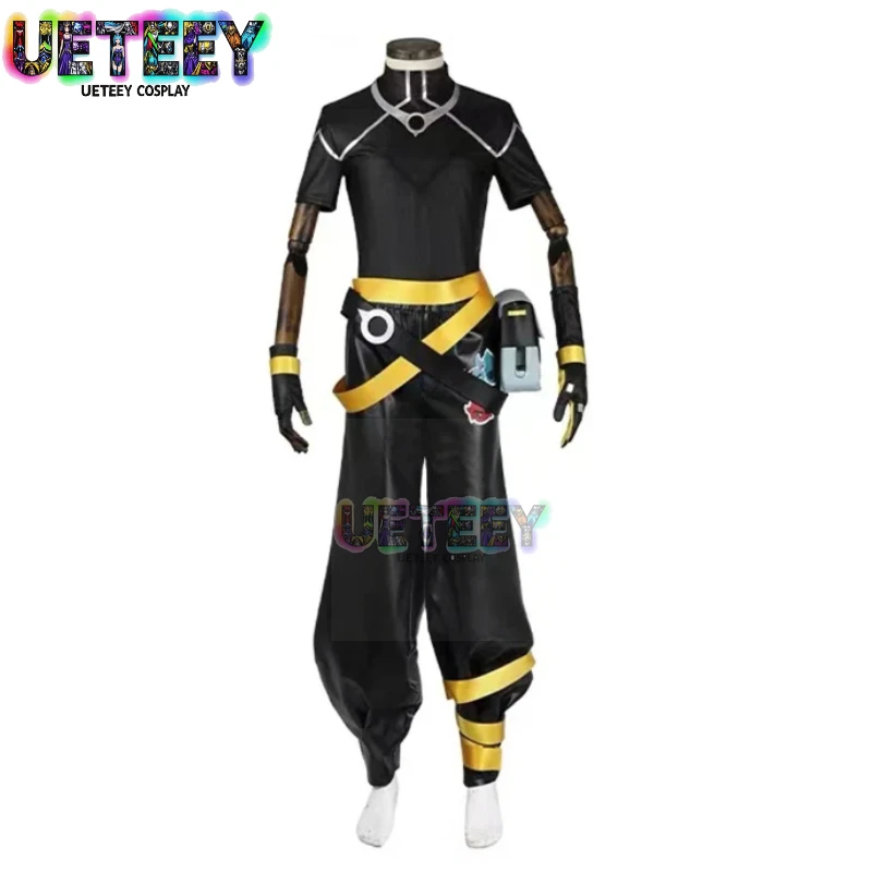 

UETEEY COS Heartsteel Ezreal Косплей Костюм Мужские топы Брюки Маскировка Хэллоуин Карнавальный костюм