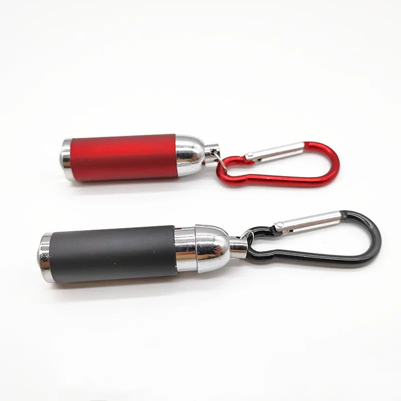 Aluminum Alloy LED Mini Flashlight Lightweight Lamp Detector Lamp Keychain Outdoor Emergency Tools For Hiking Camping