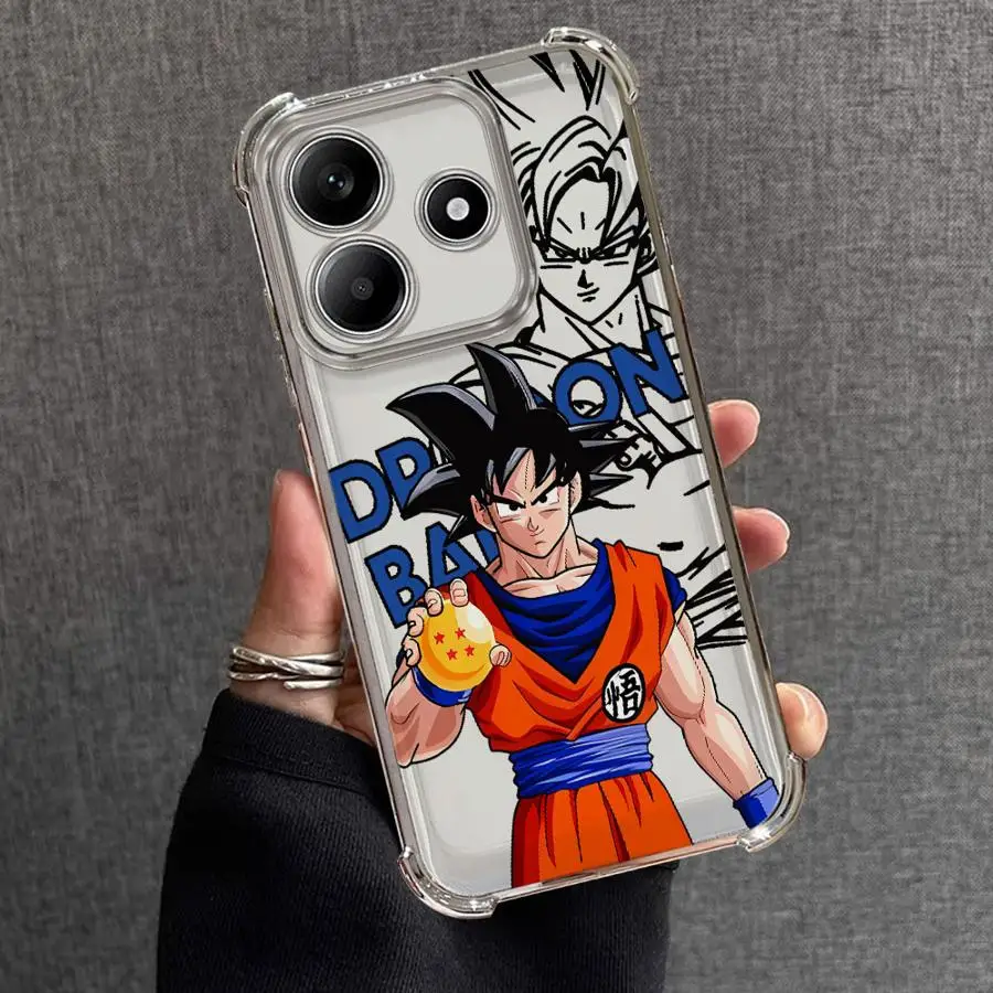 Anime DragonS BallS Soft Cover Phone Case for Redmi Note 10 11 12 13 Pro 14ProPlus 10s 9S 11s 10 Lite 9Pro