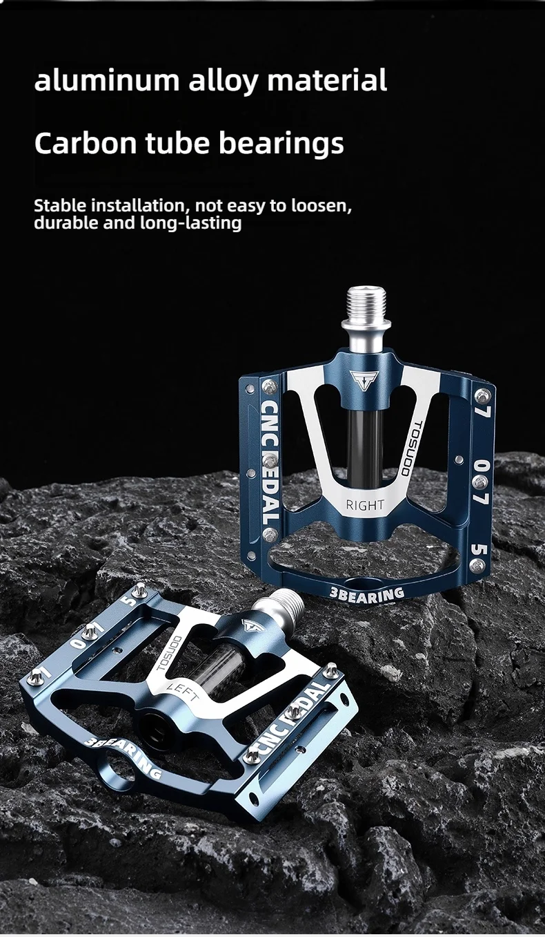 TOSUOD Lager Fahrrad Pedal CNC Aluminium Legierung Anti Slip MTB Rennrad Pedal Erweitern Pedale Beruf Fahrrad Zubehör – Detail 4