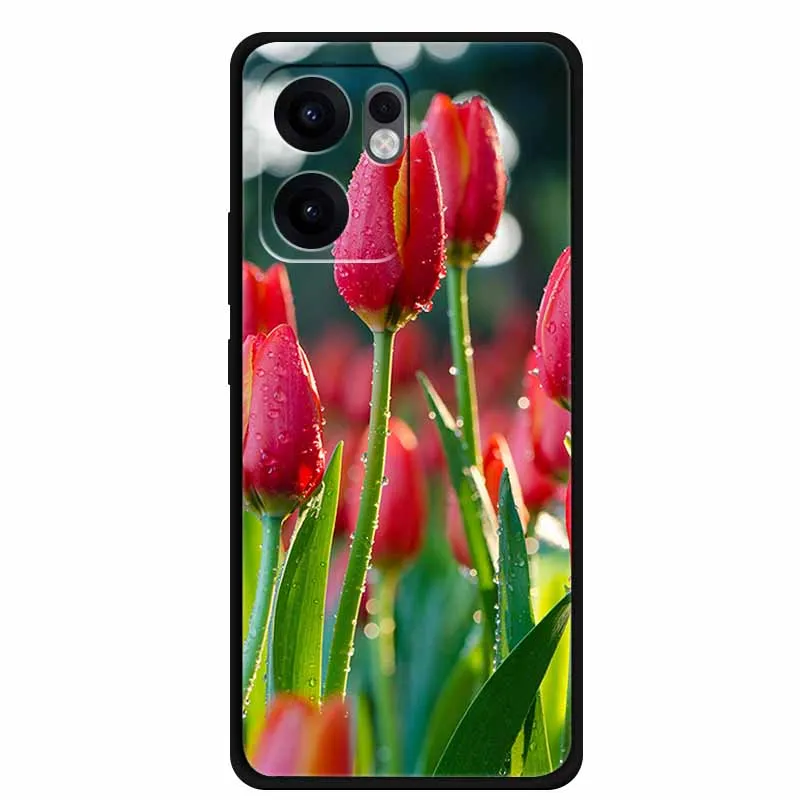 For Oppo Reno 13 F 13F Case Reno13F Coque Fashion Black Silicone TPU Soft Back Cover For Oppo Reno 14F 14 F Phone Case Reno14F