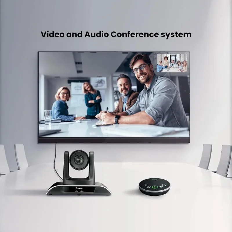 الكل في واحد غرفة الاجتماعات نظام كاميرا فيديو حزمة HD 1080P 60fps 3X زووم بصري USB3.0 كاميرا متحركة
