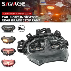 MT-09 SP 2024 Motorcycle Tail Light For YAMAHA MT09 Y-AMT MT-09SP 2025 Rear Brake Stop Lamp Tailight LED Turn Signal Flasher