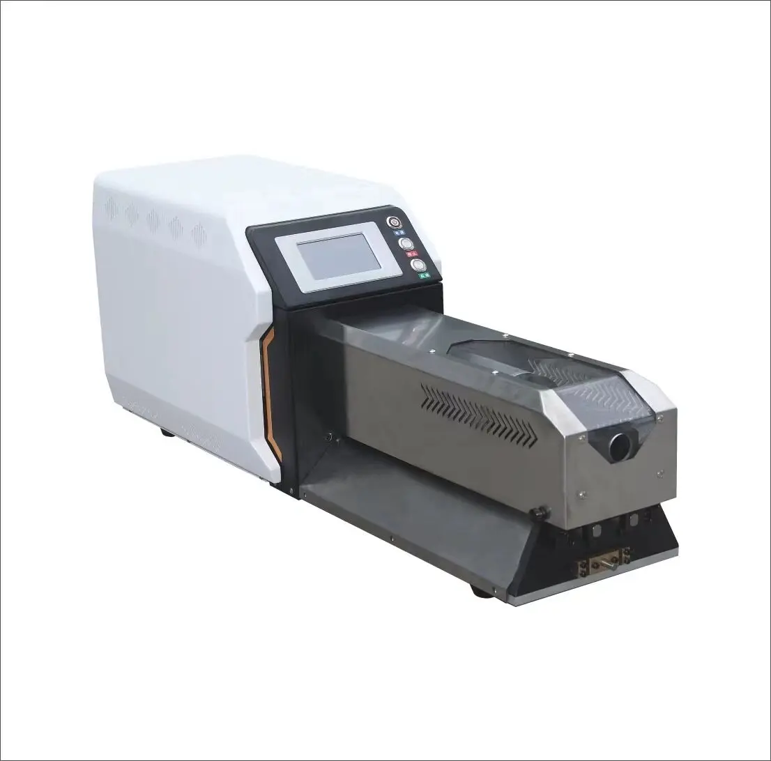 Semi Automatic Coaxial Cable Stripping Machine RF Antenna Shielded Wire Rotary Peeler For Charging Pile Automotive Harness