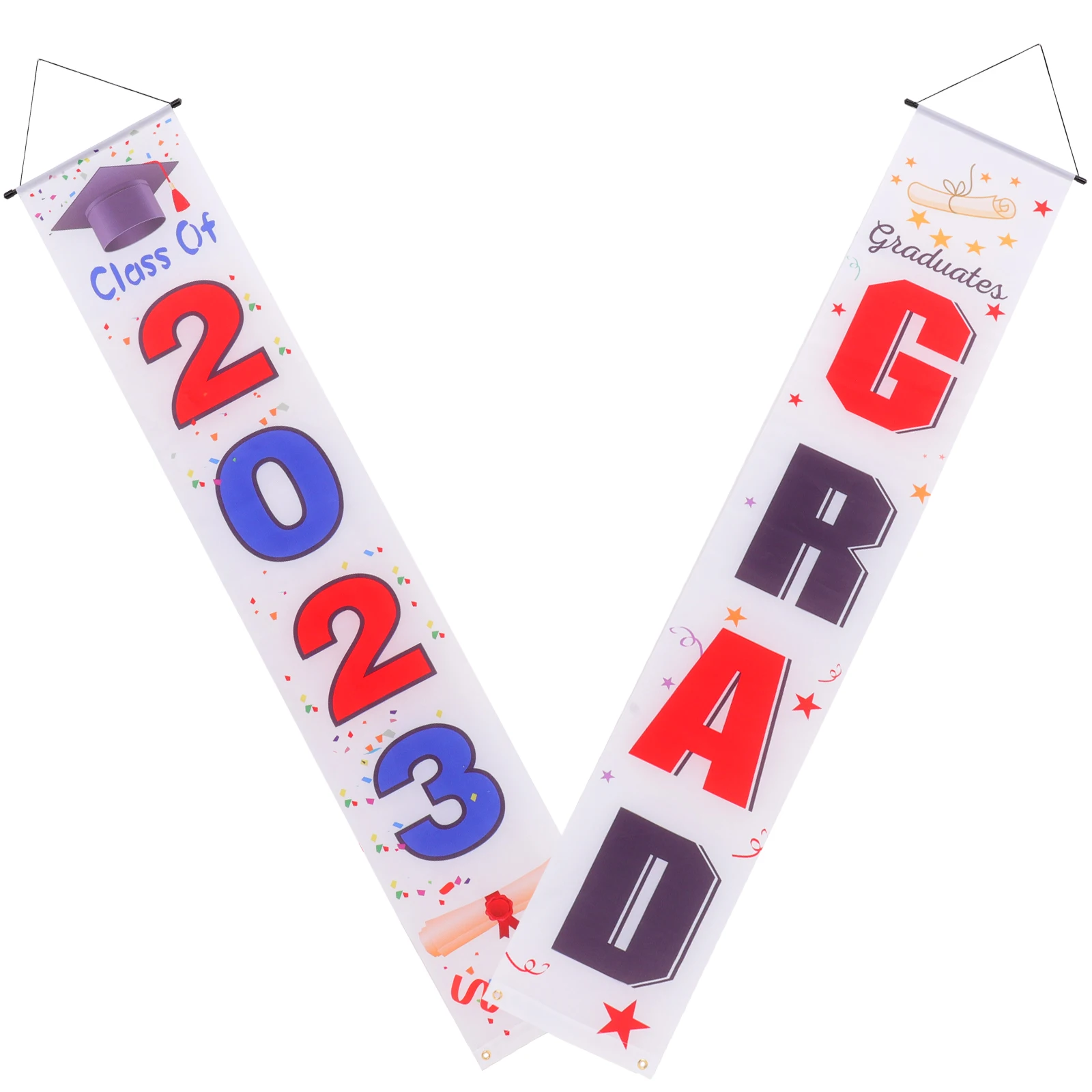 

Graduation Season Couplets 2023 Party Supplies Decorative Background Fabric Door Decor Porch Signs Spring Twill Material Easy