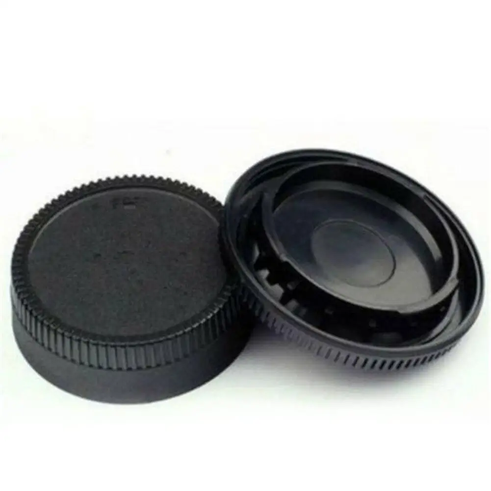 Rear Lens Body Cap Camera Cover Set Plastic Digital Film Camera Cover For Nikon D810 D750 D5600 Camera Lens Accessories