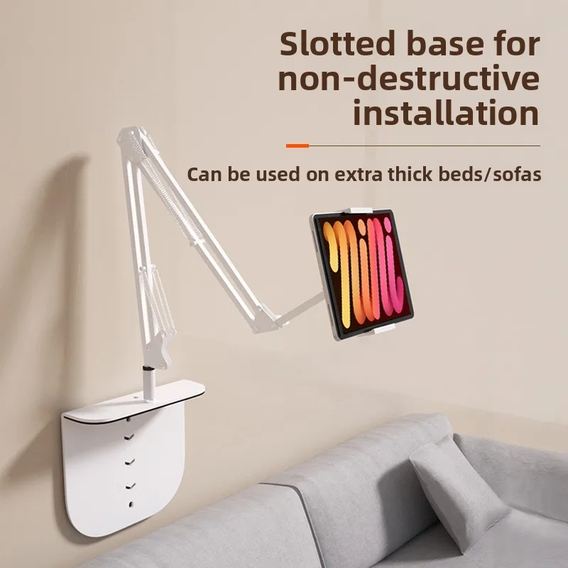 Foldable Bed Headrest Support for iPad Tablet & Smartphone with Hidden Gap Design for Lying in Bed USA & EU