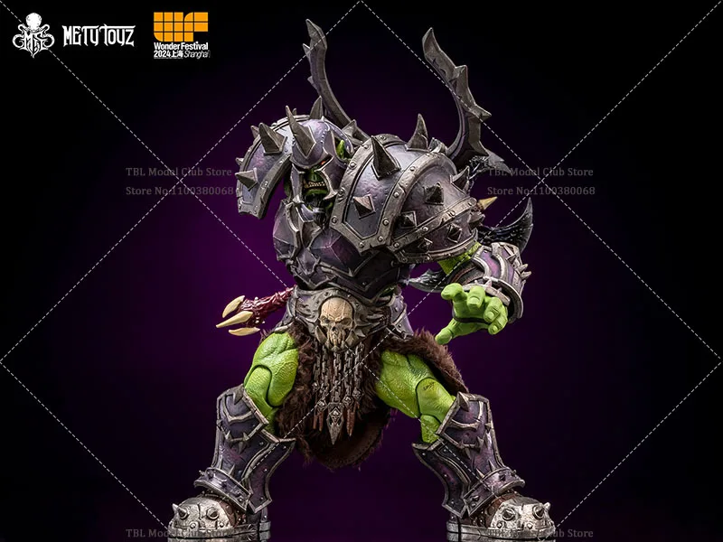 In Stock Metytoyz 2024WF 1/10 Scale Collectible Green Commander Orc Warrior Movable Monster 20cm Action Figure