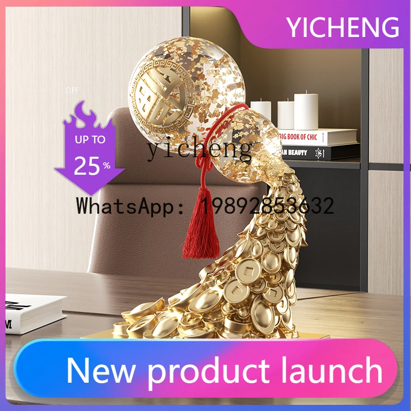 

X7 lucky to wealth to gourd ornament living room high-end decoration with good meaning
