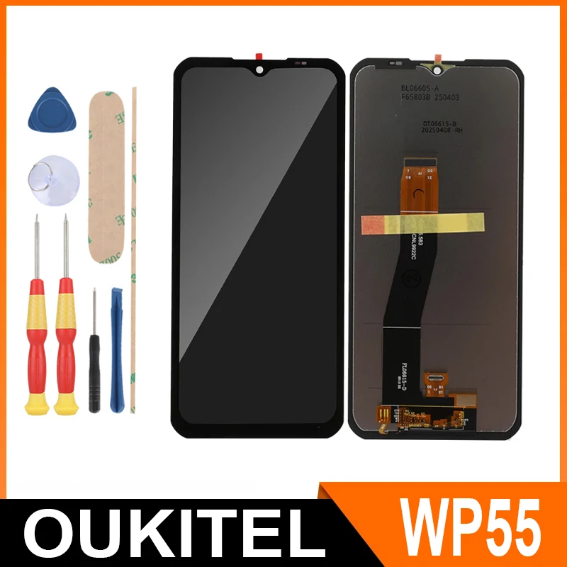 Dla OUKITEL WP35 Pro/WP39 Pro/WP55 Pro/WP55 Ultra/WP55 S/WP62 Pro/WP66 / 6.6' FHD+ wyświetlacz LCD + ekran dotykowy — zdjęcie produktu 4