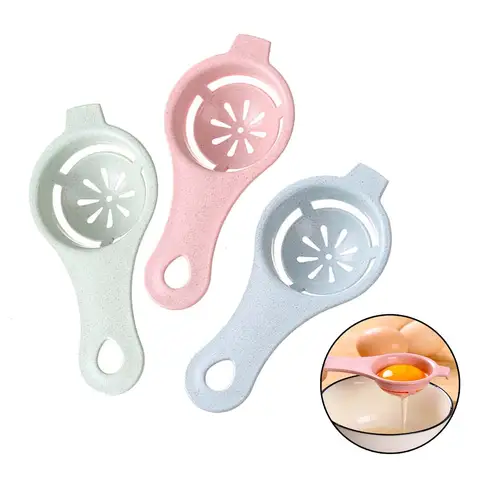 1PC 계란 노른자 분리기 분배기 플라스틱 편리한 가정용 계란 도구 분리 체 요리 베이킹 도구 주방 악세사리