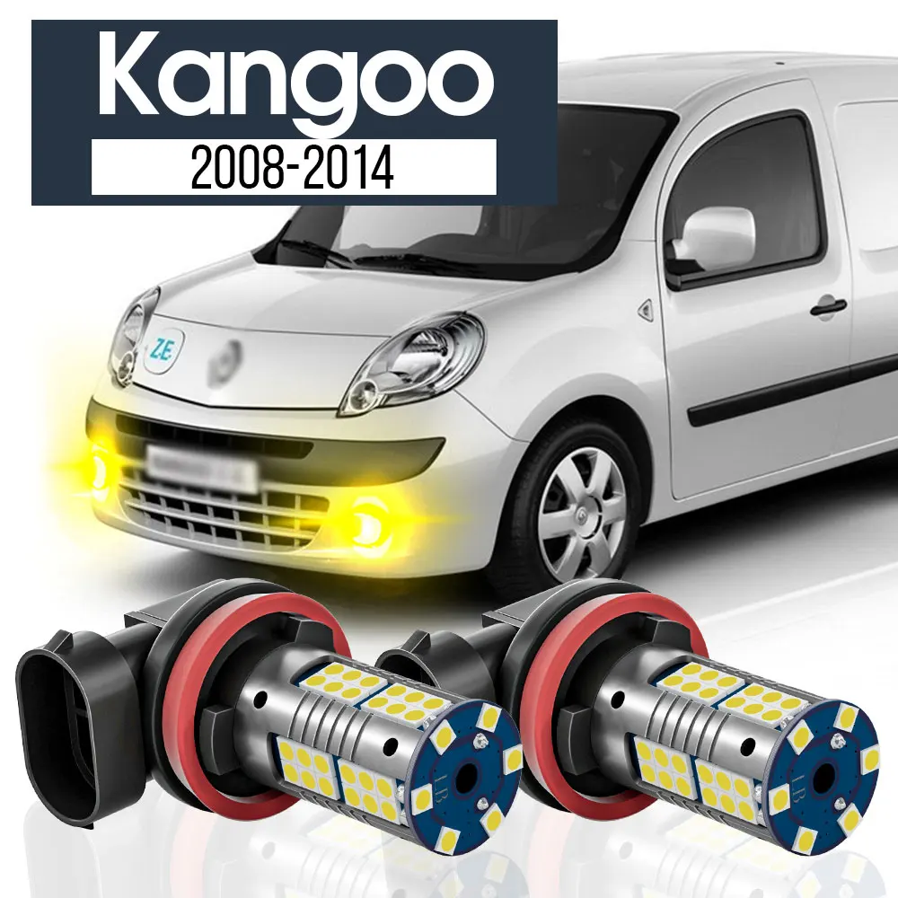 

2pcs LED Fog Light Lamp Blub Canbus Accessories For Renault Kangoo 2008-2014 2009 2010 2011 2012 2013