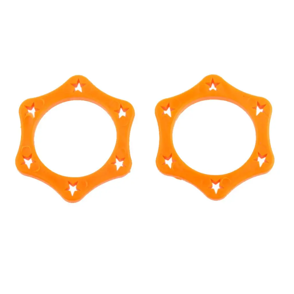 Anti-rolamento hexágono silicone anel deslizante, microfone choque, segurar, pacote de 2