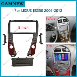 9 Inch ar Fascia Frame Adapter Canbus Box Decoder Android Radio Dash Fitting Panel Kit For Lexus ES350 2006-2012