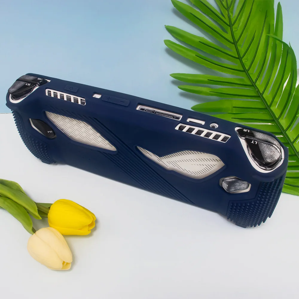 Funda protectora de silicona suave para consola de juegos ASUS ROG Ally, funda protectora antiarañazos, accesorios para juegos