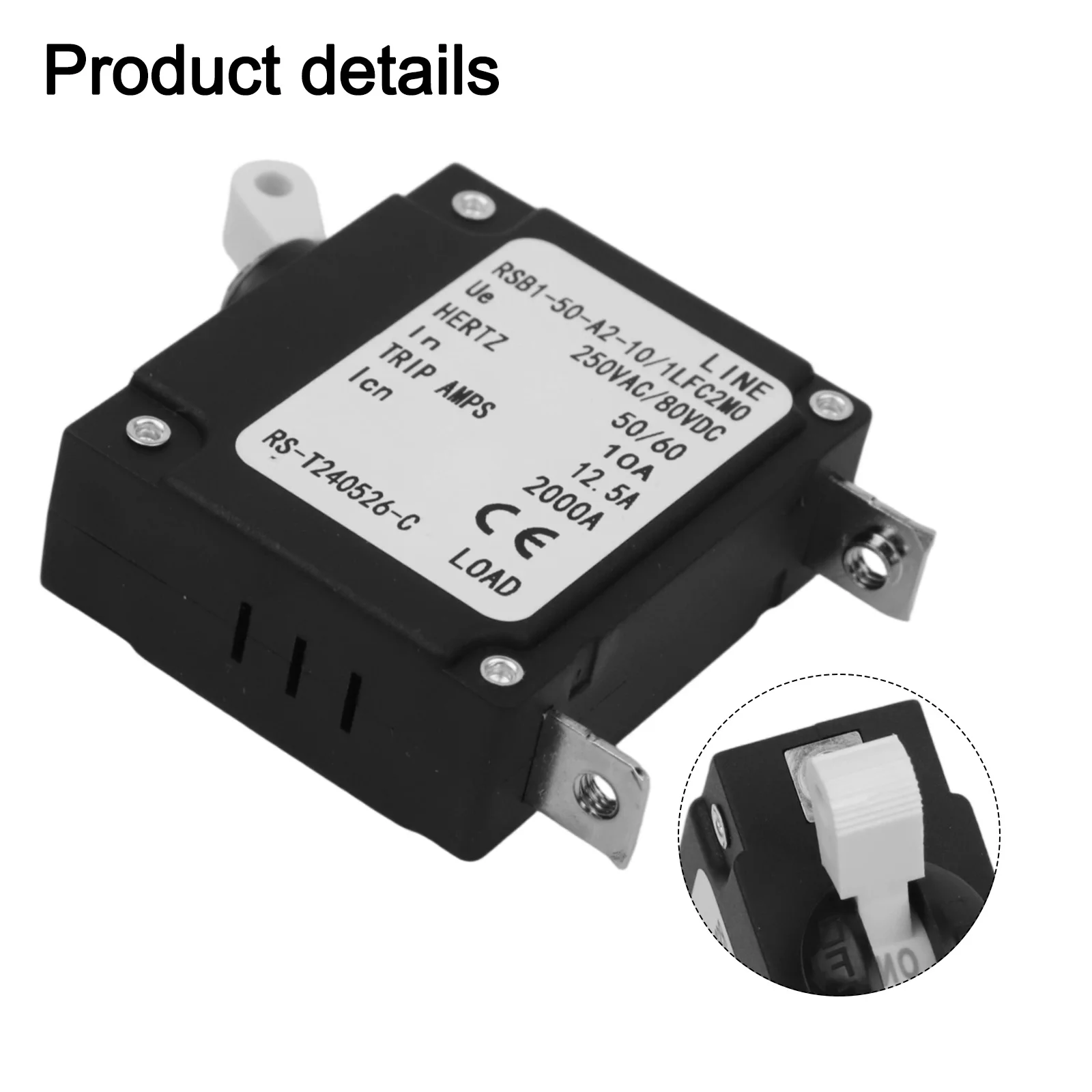 Enhanced Operational Efficiency with Hydraulic Electromagnetic Circuit Breaker 10A Designed for Industrial Environments