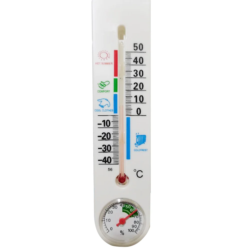 

Breeding Thermometer Wall Hanging Humidity Thermometer Indoor Wall-mounted Greenhouse Garden Home Breeding Thermometer