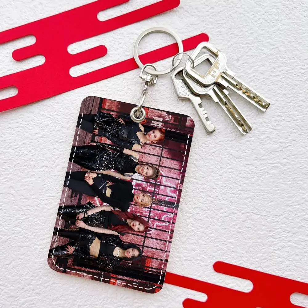 I-ITZY لطيف الكرتون Inteated مصعد بطاقة Acc بطاقة التحكم المفاتيح الغطاء الواقي هدية المفاتيح #4