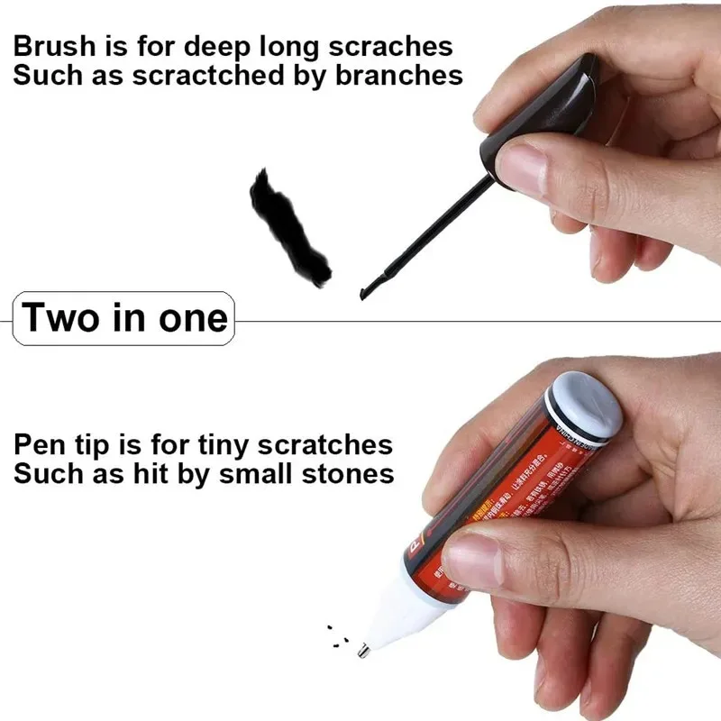 Universal Car Scratch Repair Touch-Up Pen silver/red/black/White Automotive Paint Liquid Repair Pen Artifact Car Maintenance