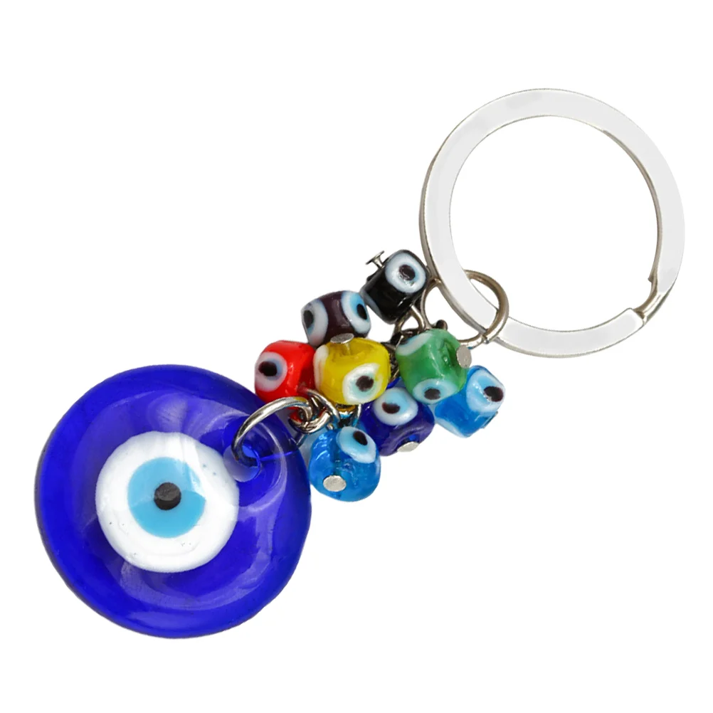 Blue Eyes Keychain Jewelry Hanging Pendant Decors Decoration Accessory Glass Accessories Man