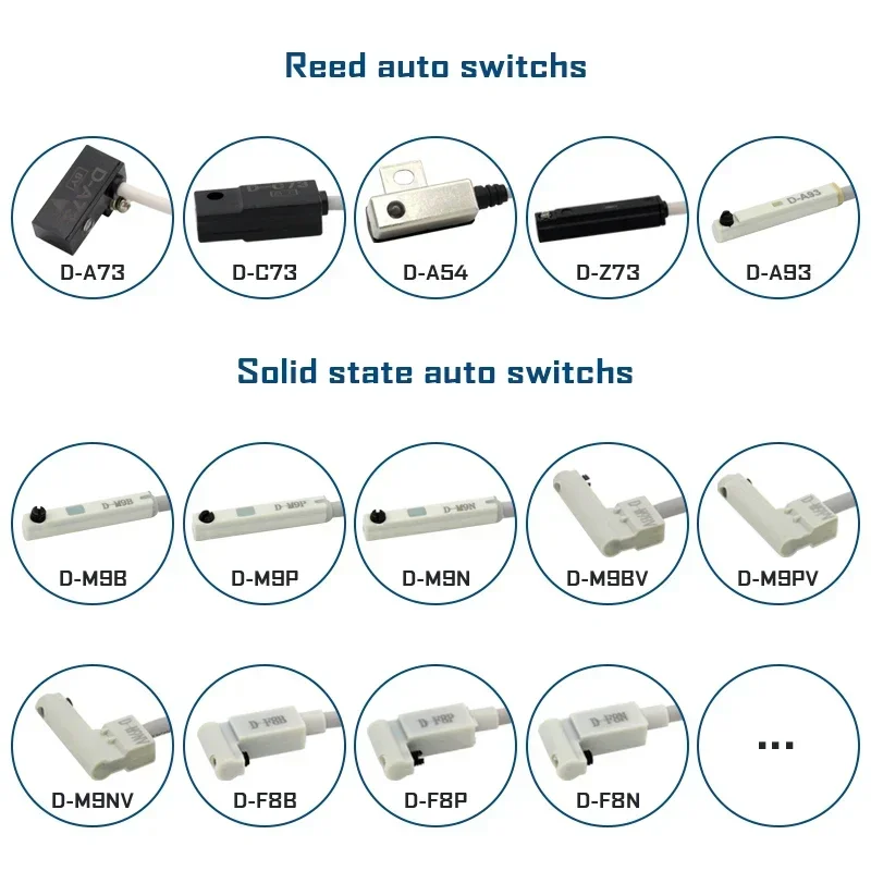 Imagem -02 - Sensor Magnético de Interruptor Automático Reed Interruptores Automáticos de Estado Sólido D-a93 Z73 C73 A54 A73 D-m9b D-m9n D-m9p D-m9bv D-f8b 10 Pcs por Lote