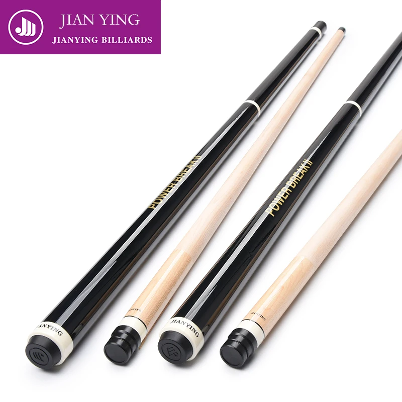 JIAN YING-Jump Break Cue, Crystal Tip, Professional Punch, Black Breaking Jump Cue, 13mm, 3 Pcs Billiard Cue