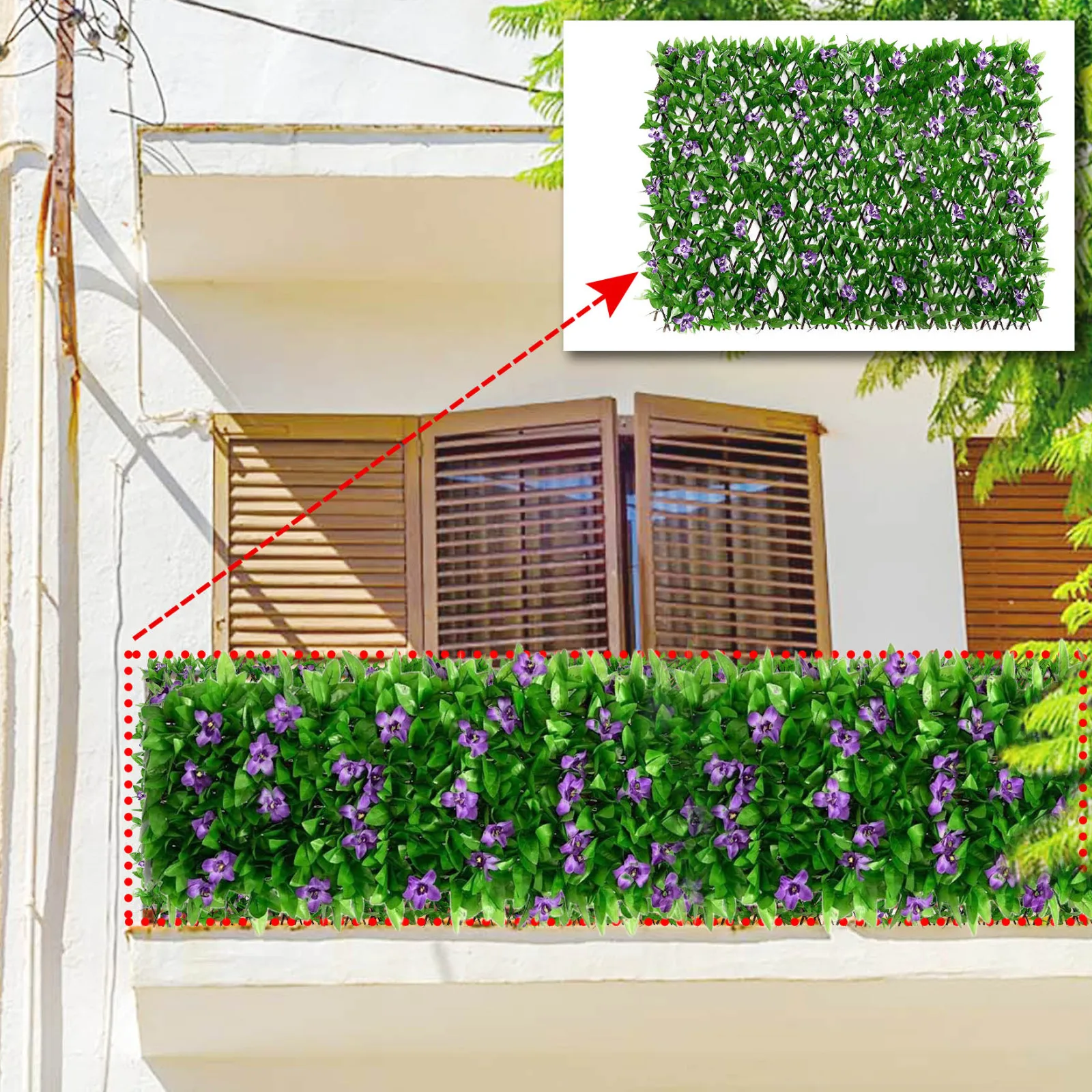 Expandable Fence Privacy Scree - Home Security Fence recension och pris
