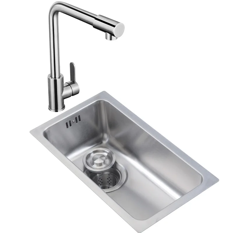 304 stainless steel sink, rectangular bar under the counter, tea bar, hand washing mini single tank, vegetable basin, water buck