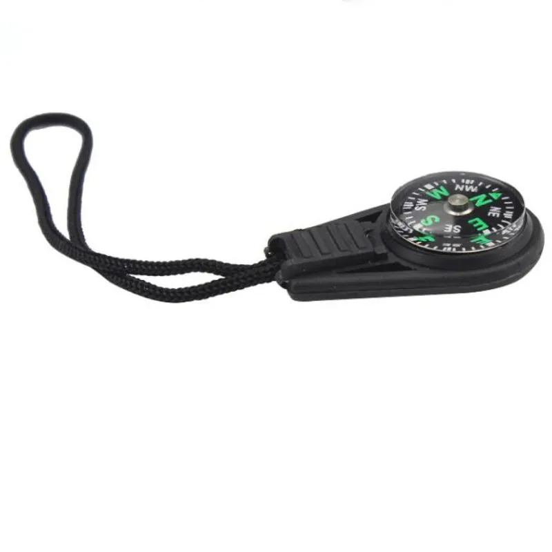 1 قطعة بوصلة بقاء صغيرة مريحة الملاحة الرياضة في الهواء الطلق التخييم التنزه حقيبة ظهر للصيد قلادة البوصلات