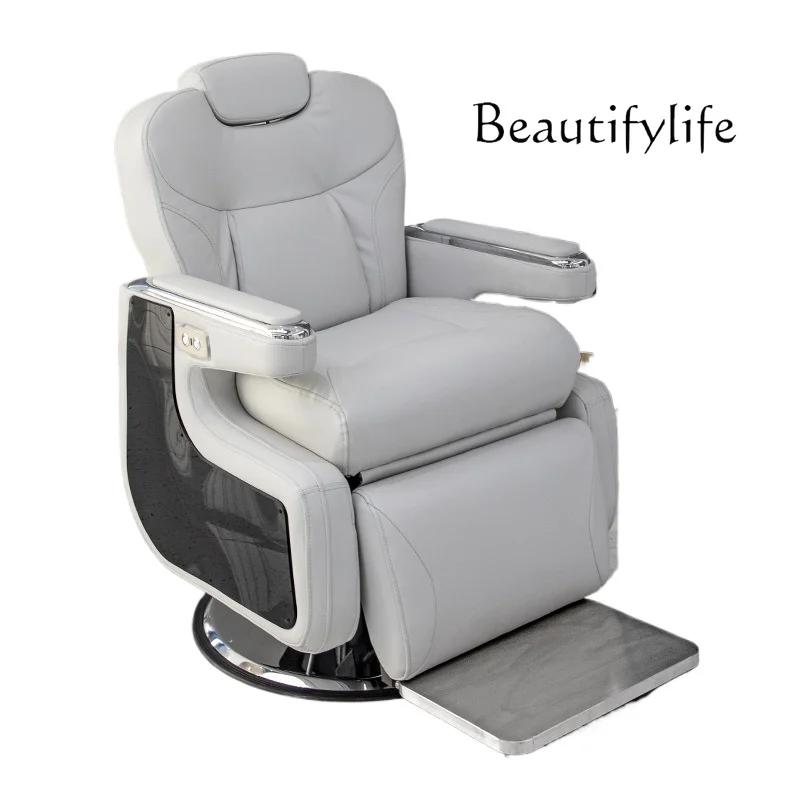 

Hair salon intelligent electric reclining rotating lift special barber chair