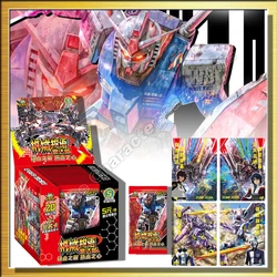 New Mechanical Story Card Gundam Robot Cards Superman Red Heresy Hot Stamping PTR Flash Card TSR UR Children's Toy Gift