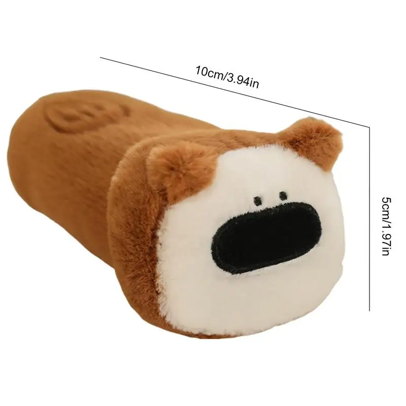 Perro de peluche iluminado, Animal de peluche brillante, muñeca de dibujos animados portátil, juguetes para perros ligeros para acampar, senderismo, escalada