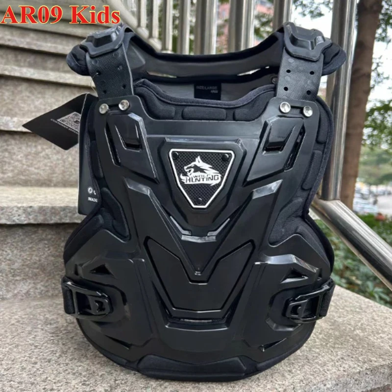 Chaleco Protector Infantil AR09 JXT, Anti-caídas, para Motociclismo, Ciclismo, Carreras, Todoterreno, Equipo de Protección Corporal para Niños