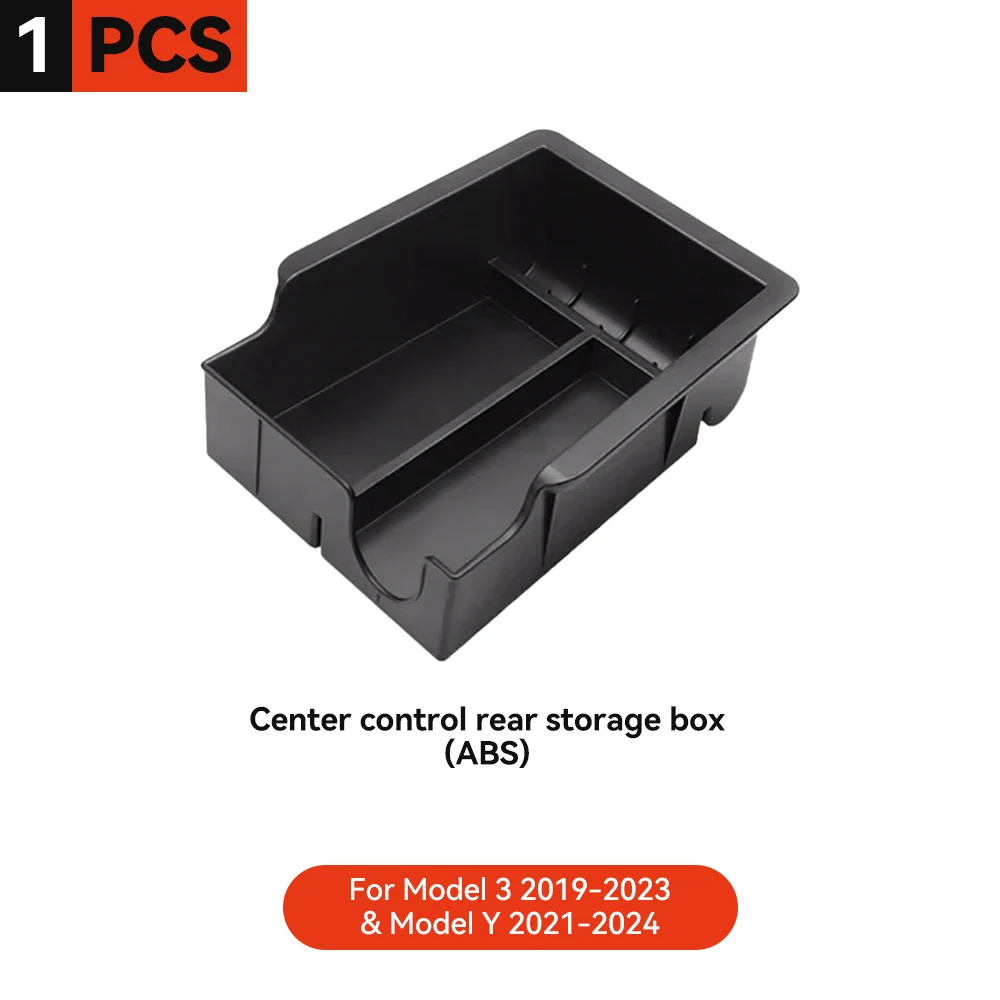 Auto Opbergdoos Voor Tesla Model 3/Y Highland Junipe Middenarmsteun Verborgen Doos Bekerhouder Console Organizer Auto Box accessoires