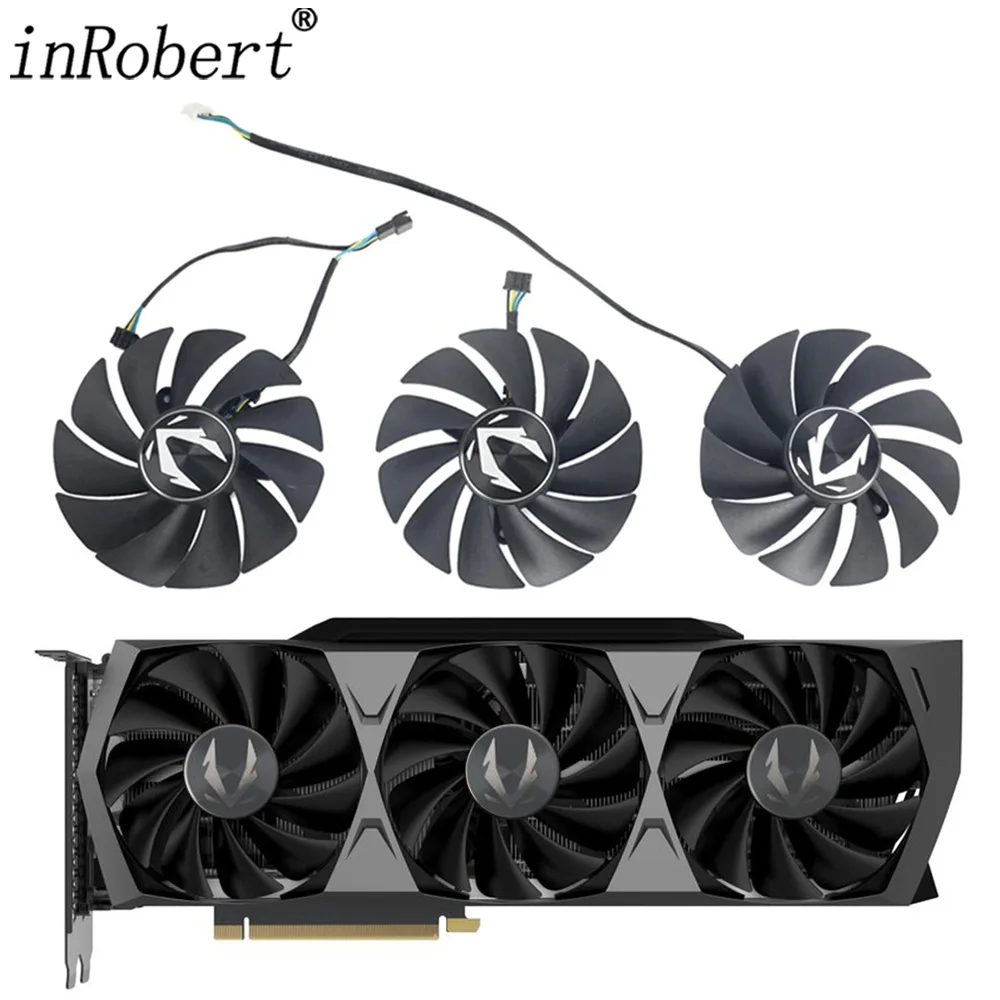 

87MM GA92S2U RTX3070Ti RTX3080Ti Video Card Fan for ZOTAC GAMING GeForce RTX 3070 3080 3090 Ti Trinity OC LHR 12GB Cooler Fan